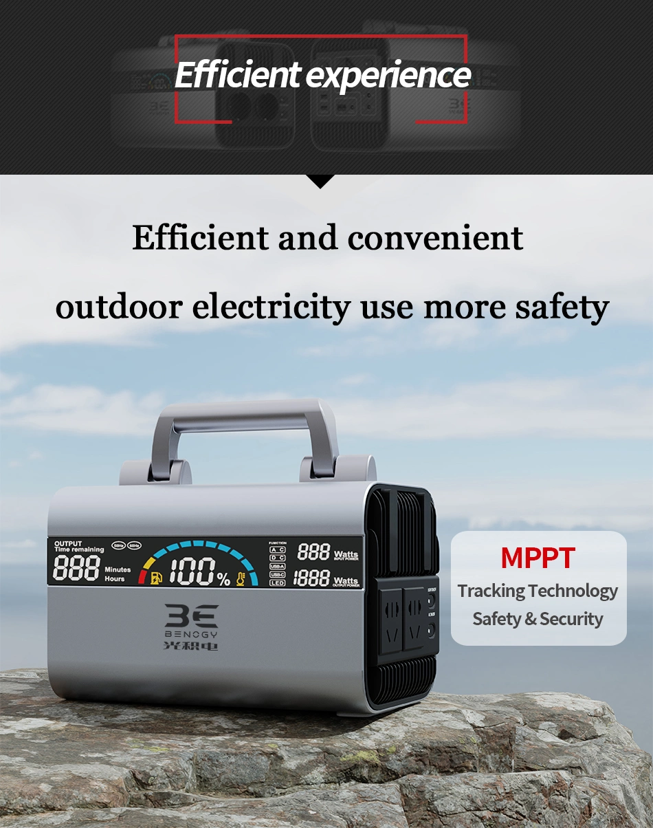 Wholesale 110V /220V AC DC Portable Inverter Power MPPT Emergency Car Charger Solar Power Bank