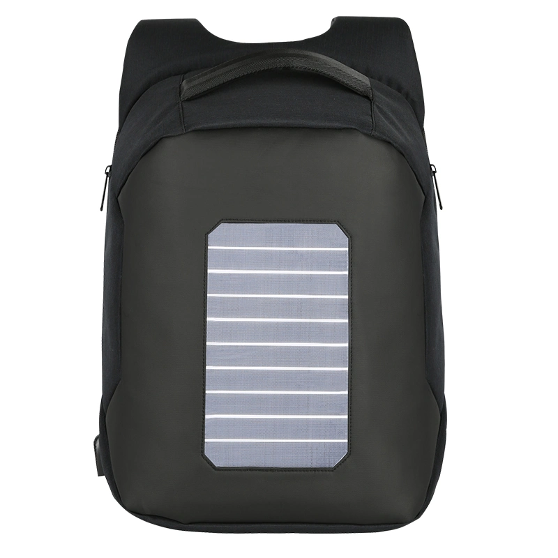 Theftproof Solar Chargeable Double Shoulder Computer Laptop Notebook Backpack (CY9811)