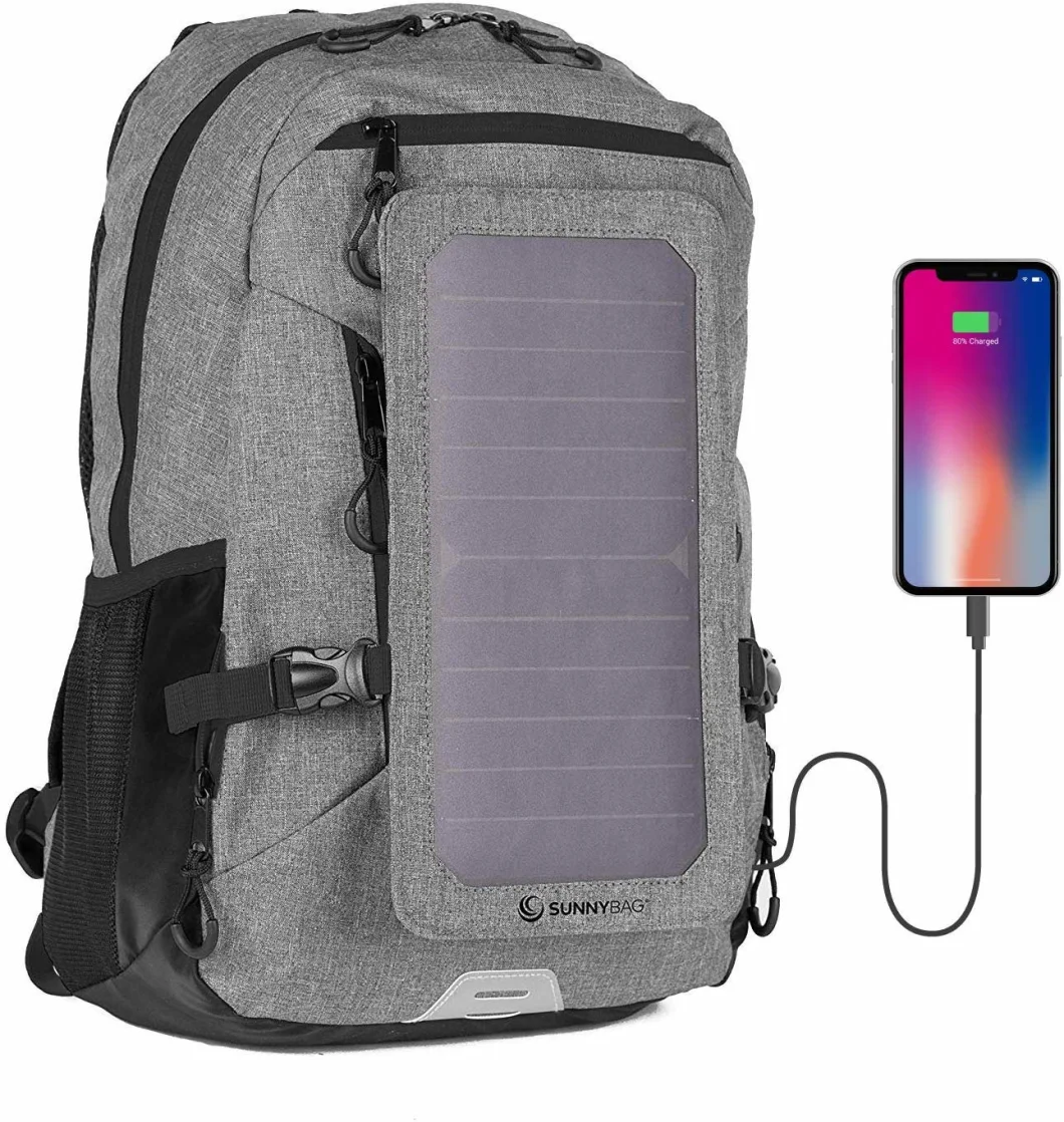 Solar Backpack Laptop Backpacks Solar Panel Charger Business Tablets Travel Backpacks for Men Women