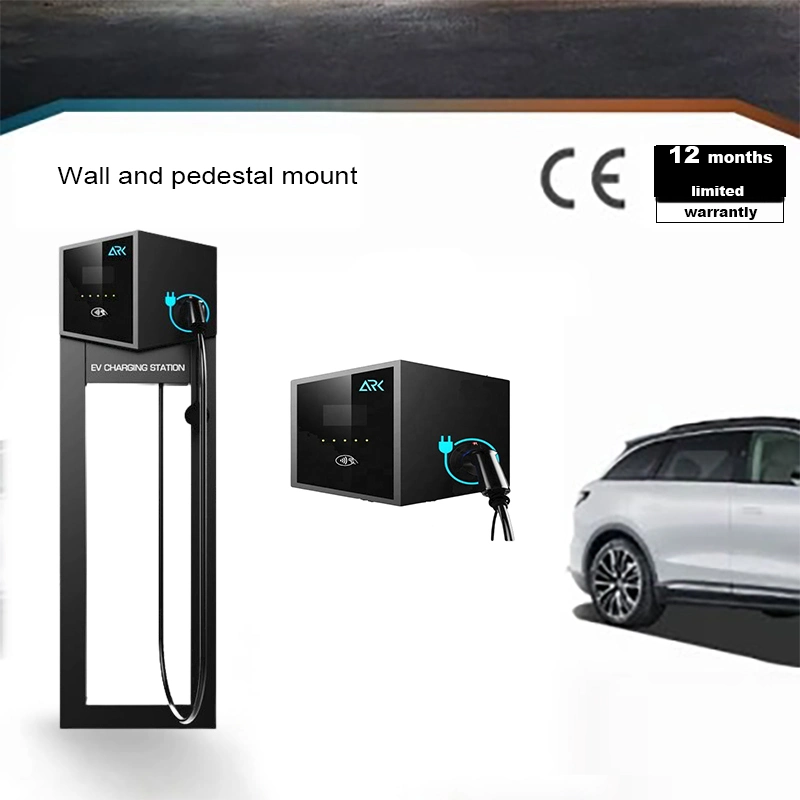 Commercial Mode3 Ocpp1.6 22kw 3phase Electric Car Evse Type 2 EV AC Charger Wallbox with CE and Touch Screen