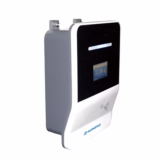AC 7kW EV 충전기 Wallbox 유형 2 플러그 CE